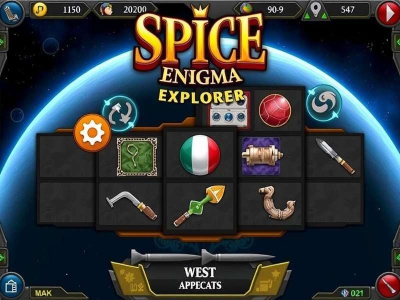 Spice Enigma Explorer Game Screenshot